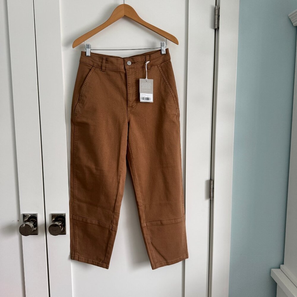 Everlane Utility Barrel Toasted Coconut Size 8 NWT
